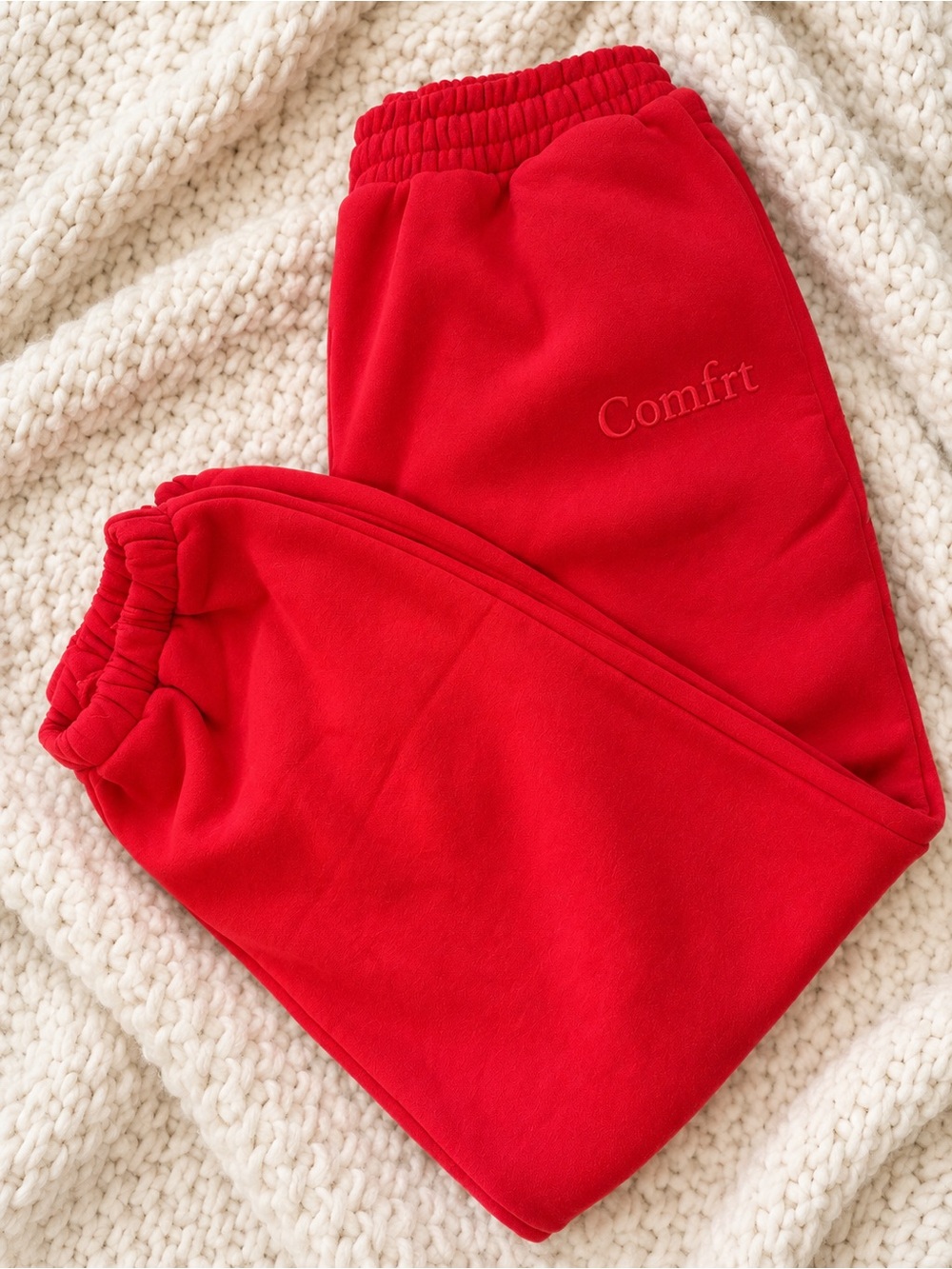 Comfrt Cloud Sweatpants Crimson Red 2XL Unisex